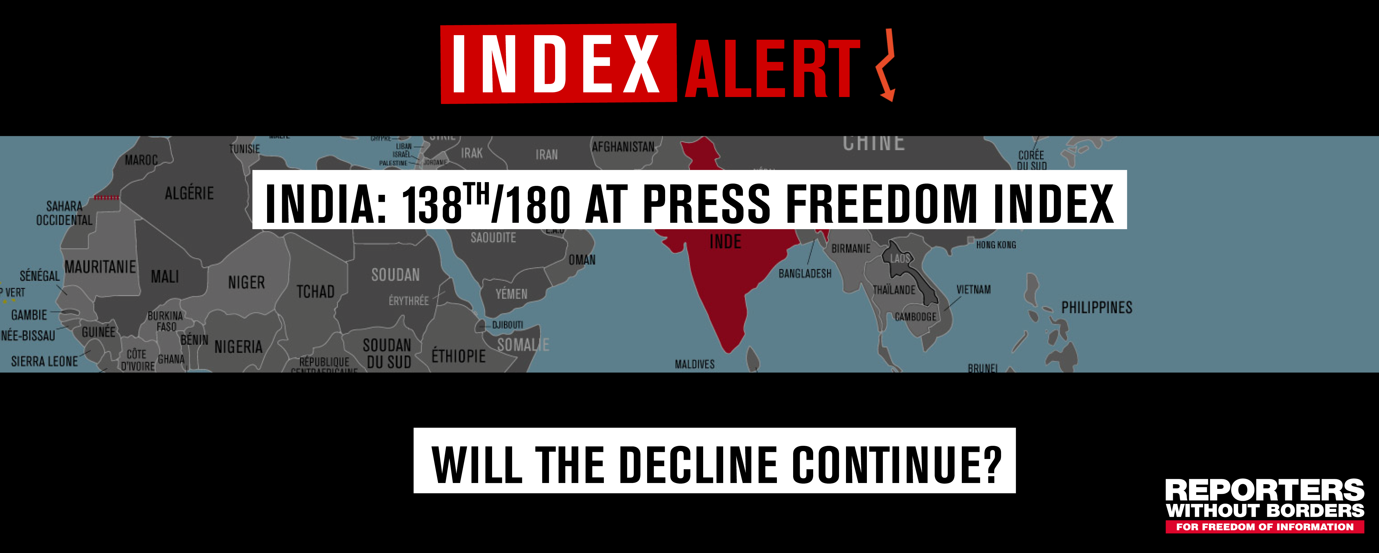 RSF Issues Warning To India In First World Press Freedom Index Incident ...