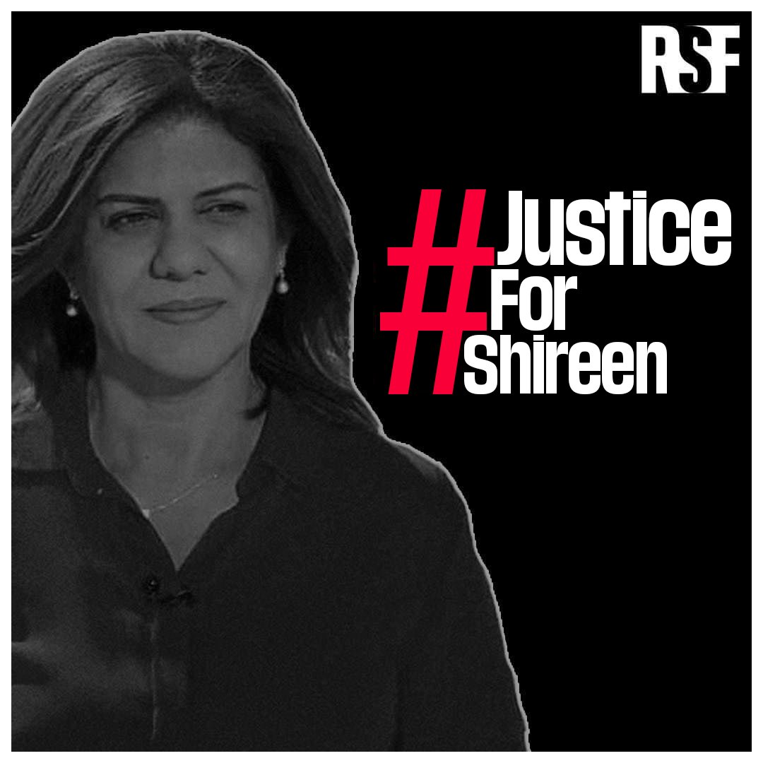 Israel One Year After Killing Of Shireen Abu Akleh Rsf Denounces Scandalous Impunity That 0210