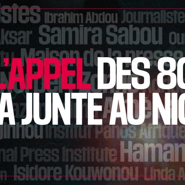 appel Niger médias junte liberté presse journalisme