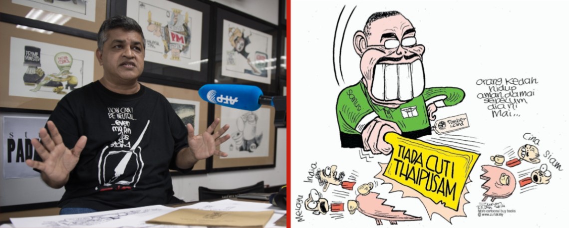 Malaysian Cartoonist Zunar Facing Possible Sedition Charge Again Rsf